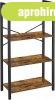 K�nyvespolc / t�rol� polc - Vasagle Loft - 66 x 120 cm