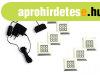 Rejtett LED vil�g�t�s faliszekr�nyhez - 7 modul - feh�r