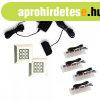 Rejtett LED vil�g�t�s faliszekr�nyhez - 2 modul + 4 f�nypont