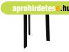 ALB-NY-HF04A k�r t�rgyal�asztal fekete v�zzal (90cm)