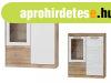 NAP-Maximus-27 alacsony vitrines szekr�ny polcokkal