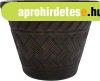 Vir�gcser�p 29x23 cm, s�t�tbarna, rattan hat�s�
