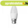 LED gyertya, B22, C35, 6W, 230V, semleges feh�r f�ny
