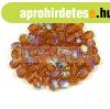 Cseh csiszolt goly� gy�ngy - smoked topaz ab -3mm