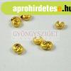 Stopper rejt� - arany csiszolt - 3.2mm