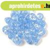 Cseh pr�selt csepp gy�ngy - Cracked Light Sapphire - 6x9mm (