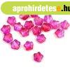 Cseh pr�selt csillag gy�ngy - Crystal Fuchsia Blend - 6mm