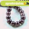 Tekla goly� gy�ngy - Metallic Dark Plum - 8mm (sz�lon - kb. 