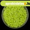 Preciosa cseh k�sagy�ngy - Neon Lime Lined Matt Crystal - 9/