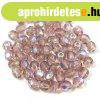 Cseh csiszolt goly� gy�ngy - Light Amethyst AB - 3mm