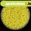 Preciosa cseh k�sagy�ngy - Yellow Lined Crystal - 10/0