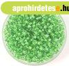 Preciosa cseh k�sagy�ngy - Light Green Lined Crystal - 10/0