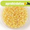 Preciosa cseh k�sagy�ngy - Yellow Lined Crystal - 9/0
