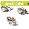 Med�l - Leaf - platina sz�n� - orvosi f�m(316) - 17mm