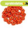 Cseh pr�selt vir�g gy�ngy - Orange Gold - 5mm