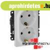 Legrand Valena Life 2x2P+F csatlakozaljzat biztonsgi zsalu