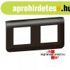 Legrand Program Mosaic keret 2x2 modulos, antracit , Legrand