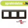 Legrand Program Mosaic keret 3x2 modulos, v�zszintes, antrac