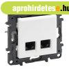 Legrand Nilo� Step 2xRJ45 Cat.5E UTP aljzat, feh�r, Legrand 