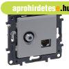 Legrand Nilo� Step "F" t�pus� TV aljzat + RJ45 Cat