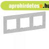 Legrand Nilo� Step h�rmas keret, csiszolt alum�nium, Legrand