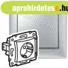 Legrand Valena 2P+F aljzat burkolat biztons�gi zsaluval, alu
