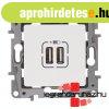 Legrand Nilo� kett�s USB t�lt�aljzat, feh�r, Legrand 764594