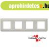 Legrand Program Mosaic keret 4x2 modulos, alum�nium , Legran