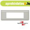 Legrand Program Mosaic keret 1x6 modulos, v�zszintes, Alum�n