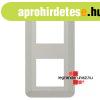 Legrand Program Mosaic keret 2x2 modulos, f�gg�leges, Alum�n