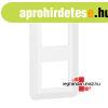 Legrand Program Mosaic keret 2x2 modulos, f�gg�leges, feh�r 