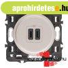Legrand C�liane kett�s USB-C t�lt�aljzat, be�p�tett t�pegys�