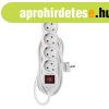 EMOS P1525R, Hosszabb�t� 5 m / 5 aljzat / kapcsol�s / feh�r 