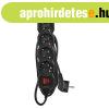 EMOS PC1521R, Hosszabb�t� 1,5 m / 5 aljzat / kapcsol�s / fek