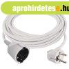 EMOS P0127R, Hosszabb�t� 7 m / 1 aljzat / feh�r / PVC / 1,5 