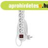 EMOS P1622, Hosszabb�t� 2 m / 6 aljzat / kapcsol�s / feh�r /