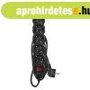 EMOS PC1621R, Hosszabb�t� 1,5 m / 6 aljzat / kapcsol�s / fek