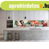Wallplex PLUS+ falburkol� h��ll� konyhapanel Pink Flamingo, 