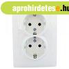 ECOMAX f�ldelt csatlakoz�aljzat 2-es Feh�r 