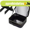 Kozmetikai t�ska be�p�tett LED-es sminkt�k�rrel - fekete sz�
