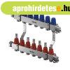 UPONOR Vario 7 k�r�s C7 inox szelepes oszt�-gy�jt� �raml�sm�