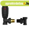Termosztatikus raditor sarokszelep kszlet - 1/2" - fe