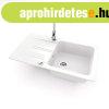 Gr�nit mosogat� NERO Malta + Linea kih�zhat� fejes csaptelep