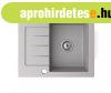 Gr�nit mosogat� NERO Monza + szifon (sz�rke)