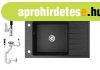 Gr�nit mosogat� NERO Grande + kih�zhat� Linea csaptelep + du