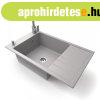 Gr�nit mosogat� NERO Grande + Design csaptelep + adagol� (sz