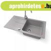 Gr�nit mosogat� NERO Malta + magas�tott csaptelep + dug�kiem