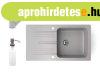 Grnit mosogat NERO Malta + kihzhat zuhanyfejes Shower cs