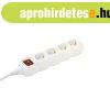 Eloszt� n�gy csatlakoz�s kapcsol�s 1,5m k�bellel asztali 10A