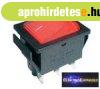 Billen� kapcsol� 2pol./6pin ON-ON 250V/15A - �tl�tsz� piros